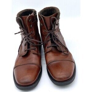 GBX Brando Men’s Brown Leather Lined Ankle Boots 091494 Size 11.5 M